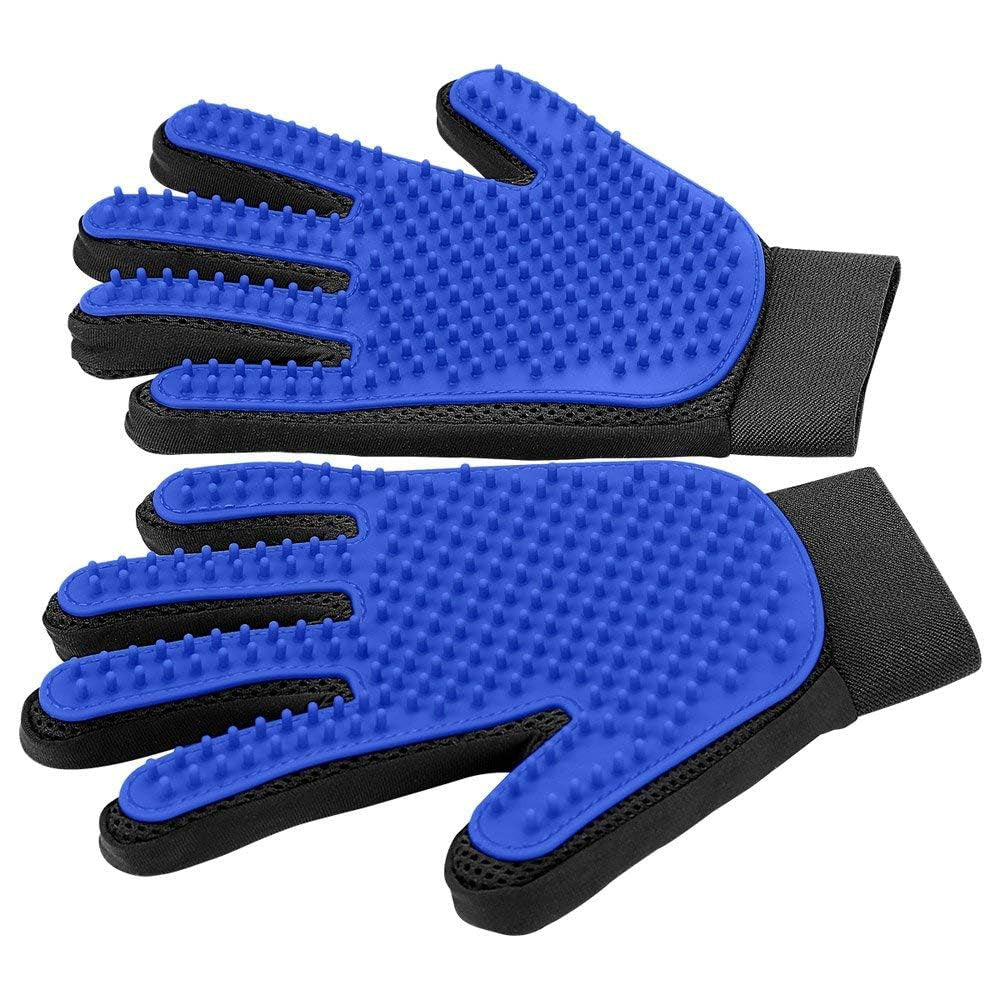 🐾 DELOMO Fellpflege-Handschuhe 🧤 – Sanfte Haarentfernung für Hunde & Katzen