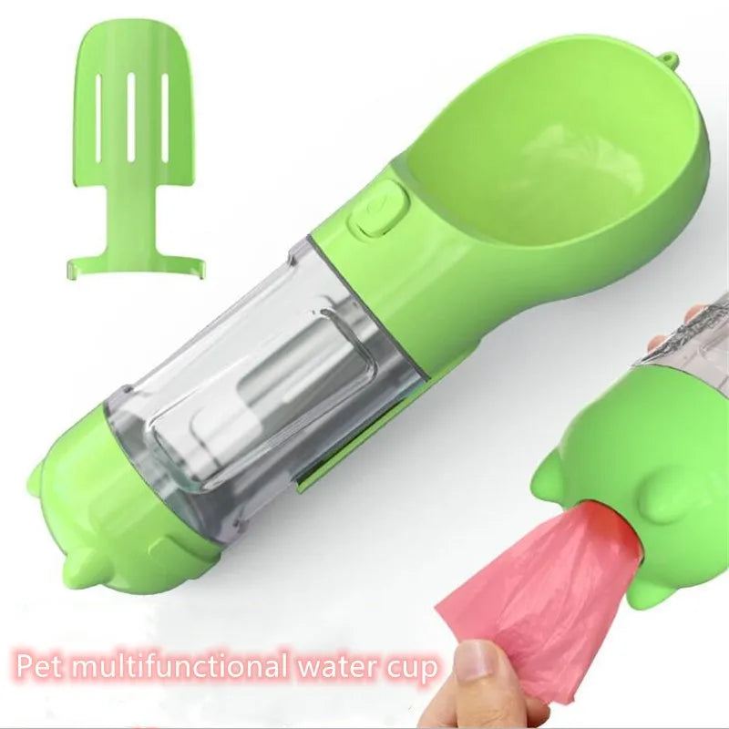 Tragbare Hundewasserflasche – 2-in-1 Trinkflasche & Napf für unterwegs