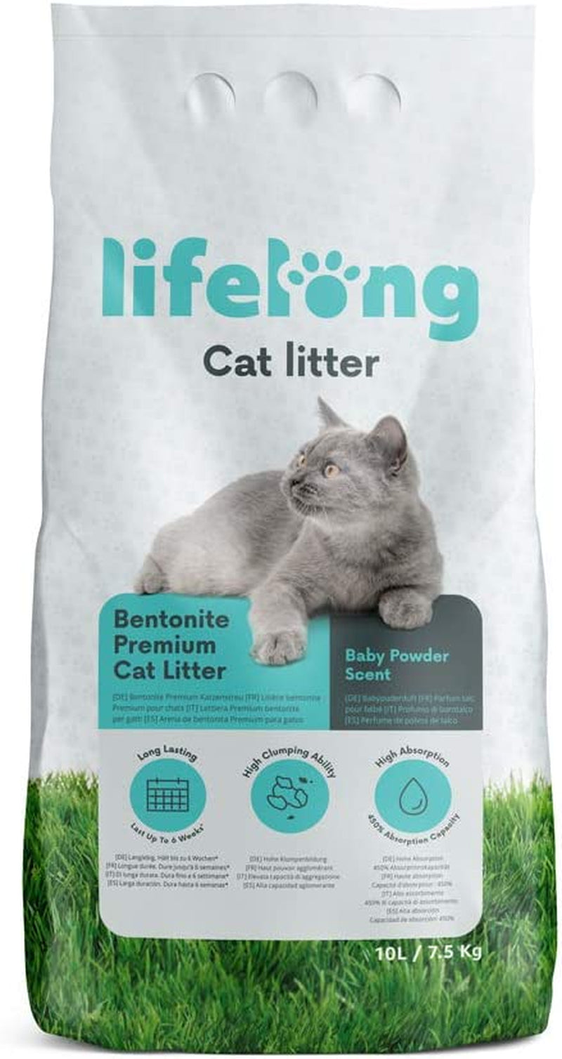 Bentonite Katzenstreu – Klumpend & Babypuderduft 🐱✨