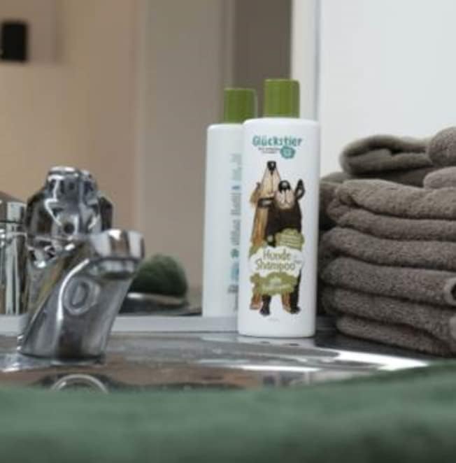 Glückstier Hundeshampoo 🐾 | Glänzendes Fell & Pflege 🌿 | Vegan & Rückfettend