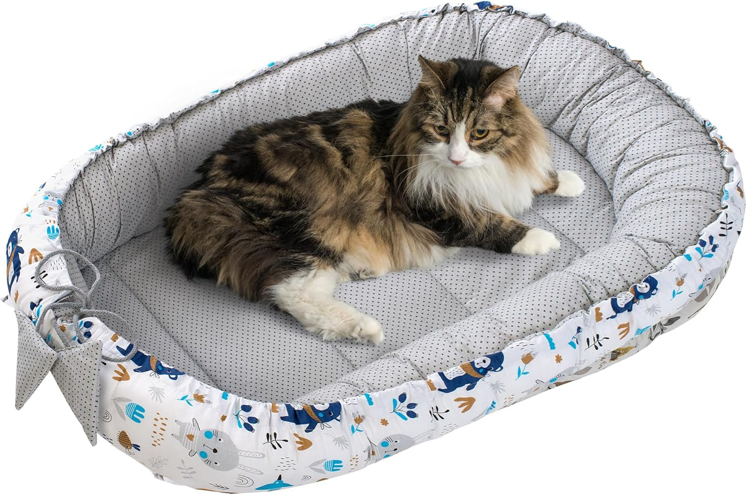 Medi Partners Katzenbett Hundebett 75X60X10Cm Katzenschlafplatz Kleine Mittelgroße Hunde Kissen Kuschelbett Katzen Nest