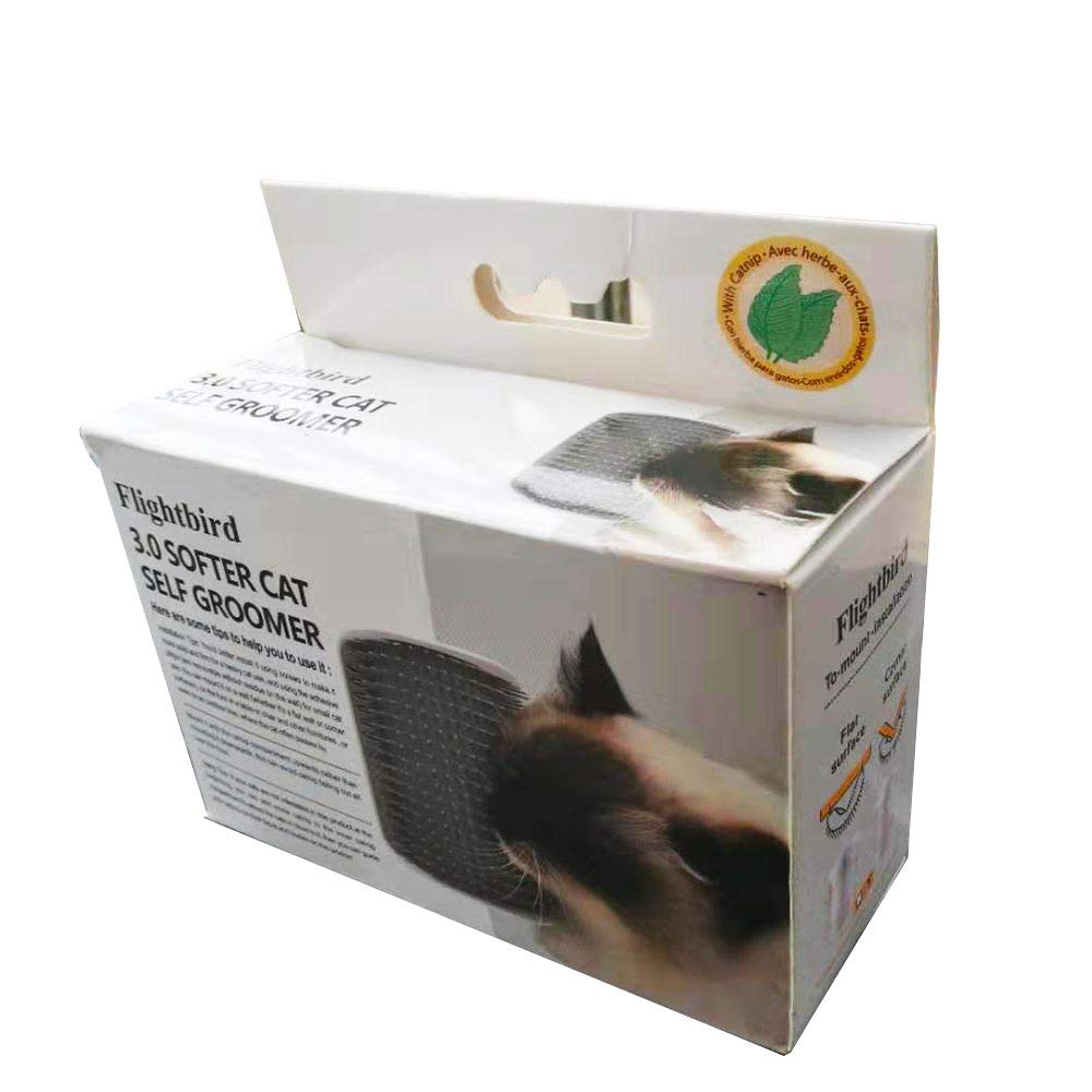 🐾 Katzen-Self Groomer – Massierende Eckbürste mit Katzenminze 😺 Fellpflege & Spielspaß
