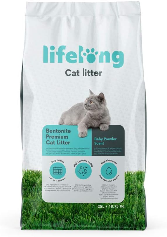 Bentonite Katzenstreu – Klumpend & Babypuderduft 🐱✨
