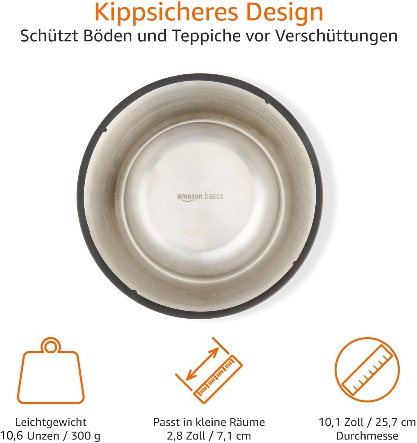 Edelstahl-Näpfe im 2er-Set – Rutschfest & robust für Hunde & Katzen 🐾