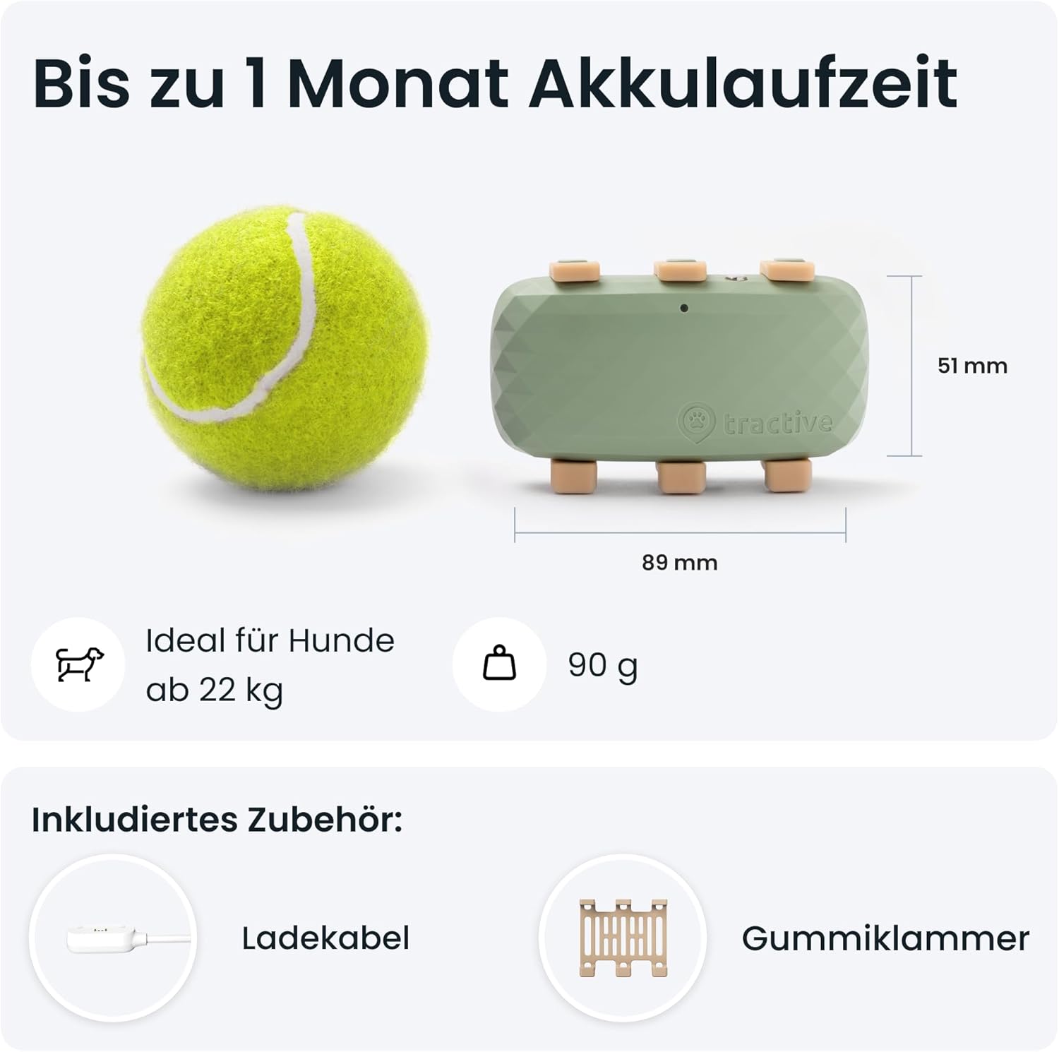 📡 Tractive XL Tracker Hund – 1 Monat Akku 🔋 & Live-Ortung 🌍