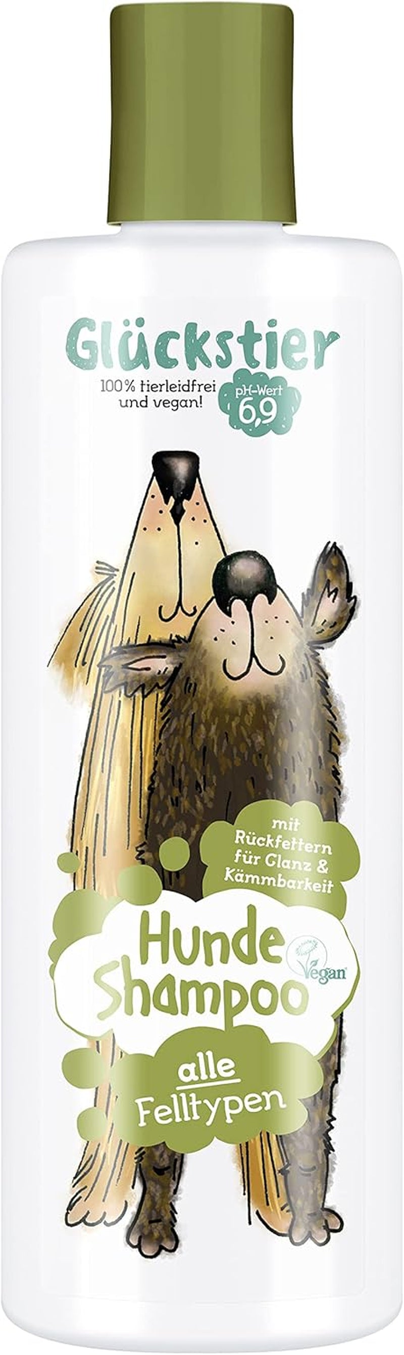 Glückstier Hundeshampoo 🐾 | Glänzendes Fell & Pflege 🌿 | Vegan & Rückfettend