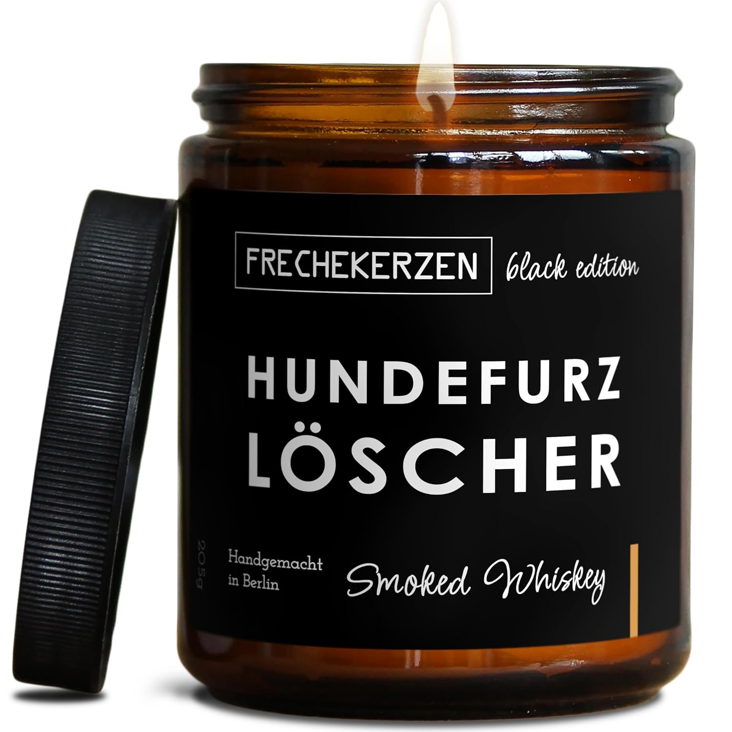 Lustige Duftkerze Mit Spruch Für Hunde Besitzer & Liebhaber | Handgemacht Aus Sojawachs | in Geschenkbox | Valentinstag Geburtstagsgeschenk, Gast Geschenk Hundehalter Dog Lovers |Apfel-Zimt