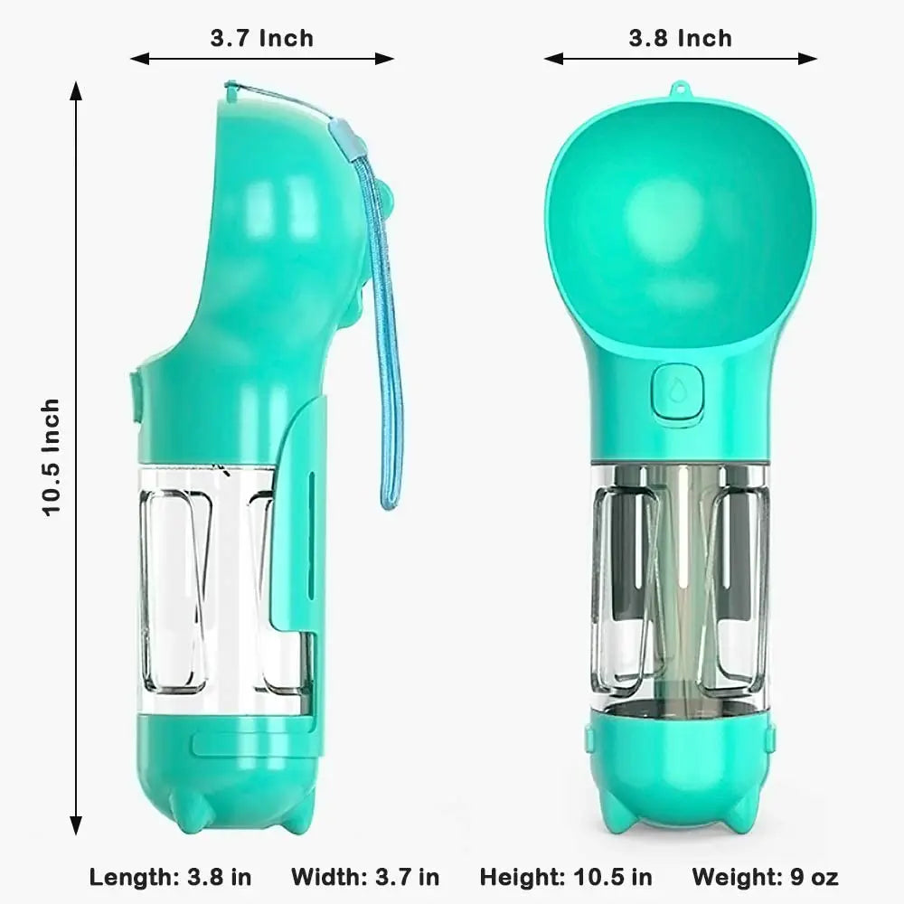 Tragbare Hundewasserflasche – 2-in-1 Trinkflasche & Napf für unterwegs
