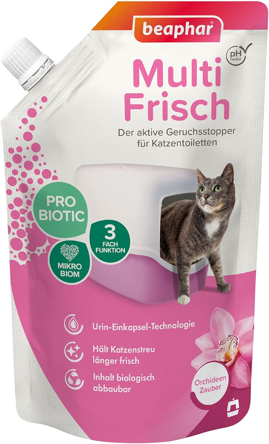 Beaphar Multi Frisch 🐾 Geruchsstopper mit Probiotika 🌿 400g