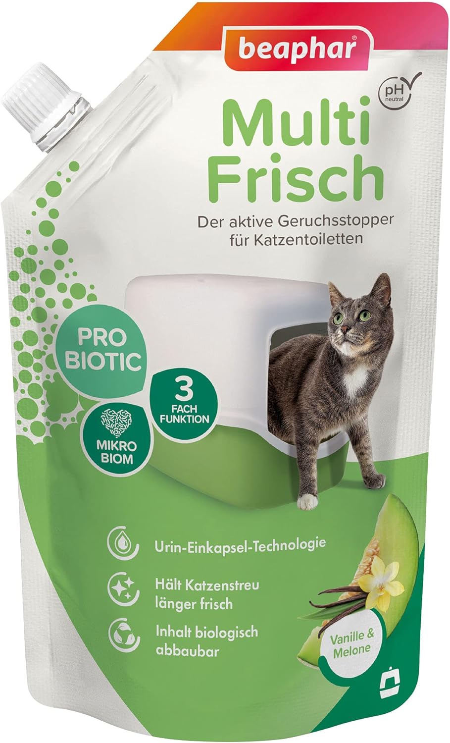 Beaphar Multi Frisch 🐾 Geruchsstopper mit Probiotika 🌿 400g