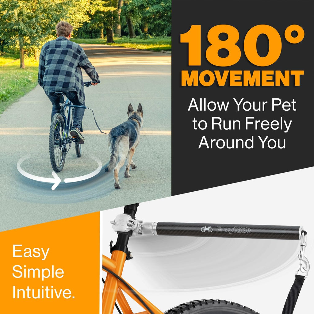 🚴‍♂️🐶 EasyRide® Fahrrad-Hundeleine – Sicher, Leicht & Flexibel!