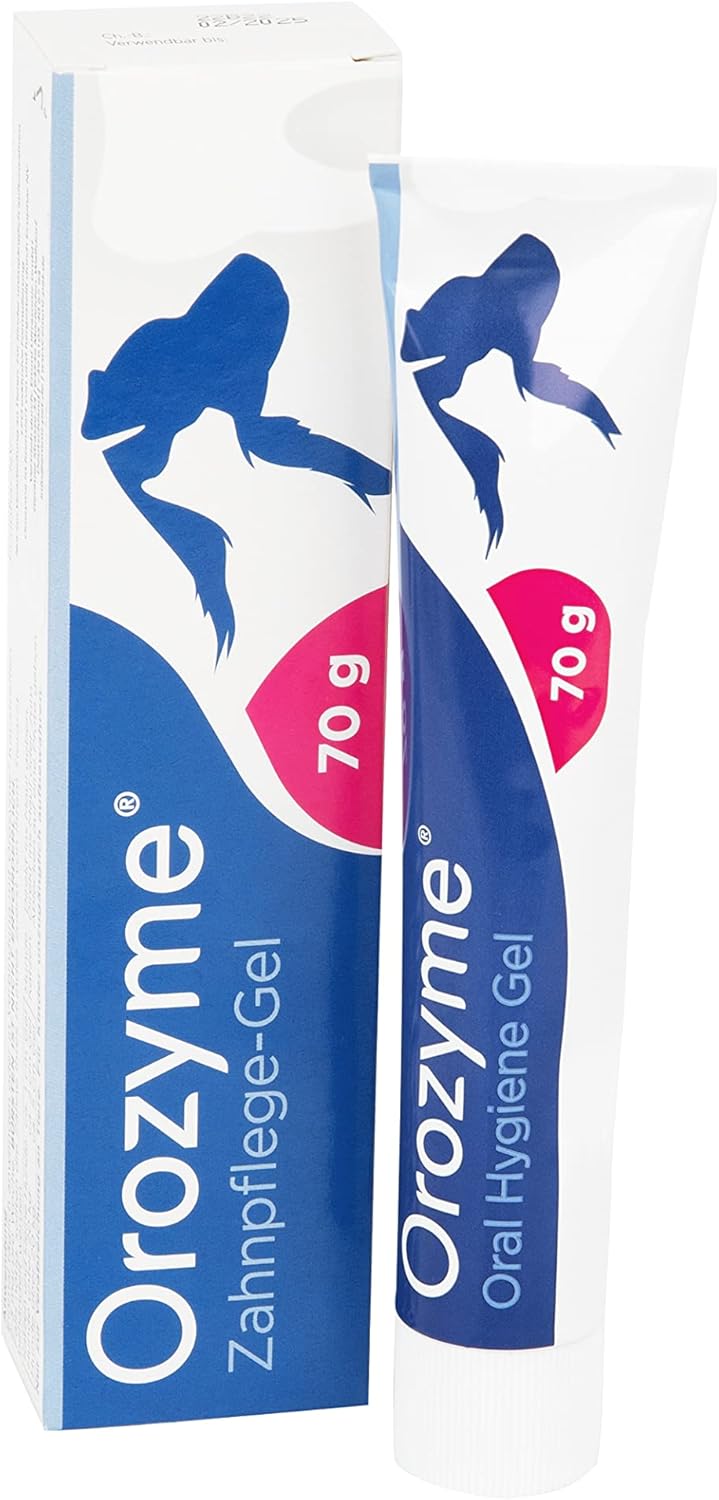 🦷 Emmi-Pet Orozyme Zahngel für Hunde & Katzen 🐶🐱 – Gegen Zahnstein & Mundgeruch, mit Enzym-Komplex 💧