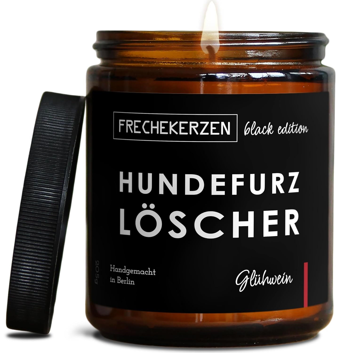 Lustige Duftkerze Mit Spruch Für Hunde Besitzer & Liebhaber | Handgemacht Aus Sojawachs | in Geschenkbox | Valentinstag Geburtstagsgeschenk, Gast Geschenk Hundehalter Dog Lovers |Apfel-Zimt