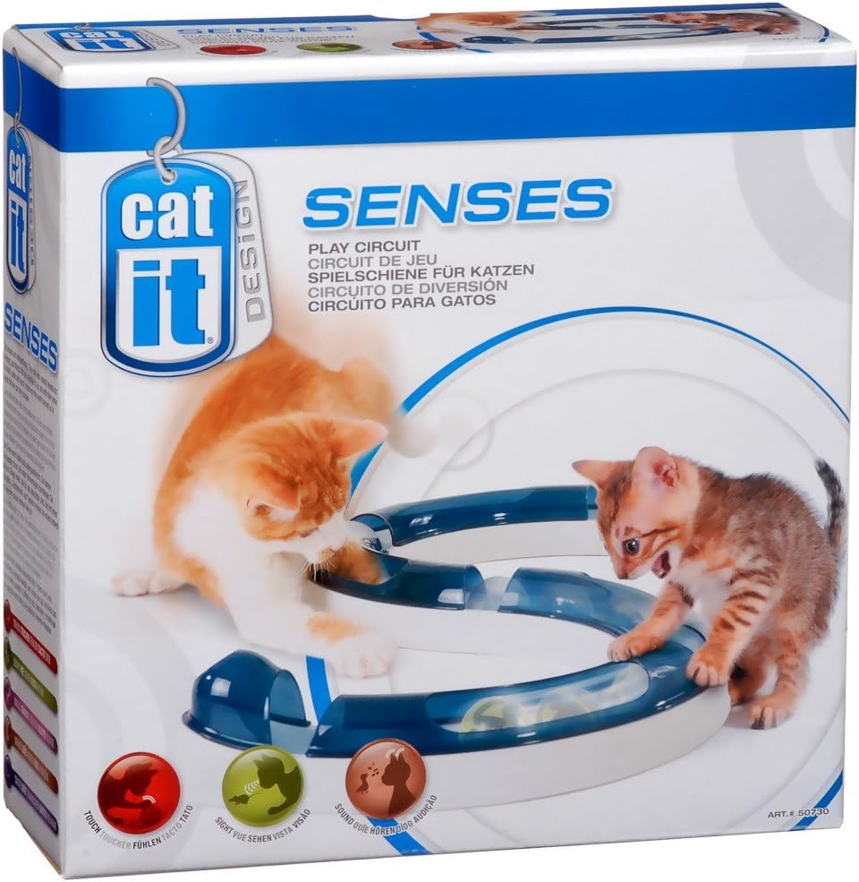 😺 Catit Play Circuit – Spielschiene für Katzen inkl. Ball