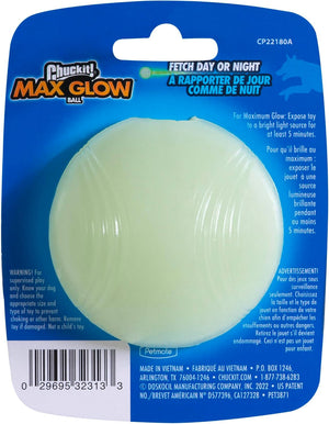 🐾 Leuchtball für Hunde – Chuckit! Max Glow Medium (6,5 cm) 💡⚽