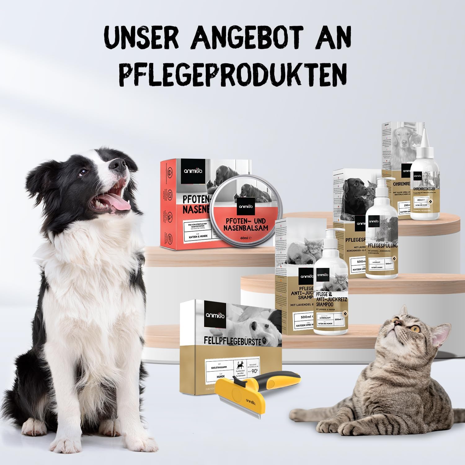 🐶🐱 Conditioner für Hunde & Katzen – 500 ml – Fellpflege mit Kokos- & Avocadoöl