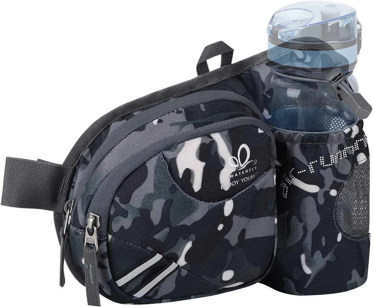 🎽 WATERFLY Bauchtasche mit Flaschenhalter 💧 | Sport & Outdoor