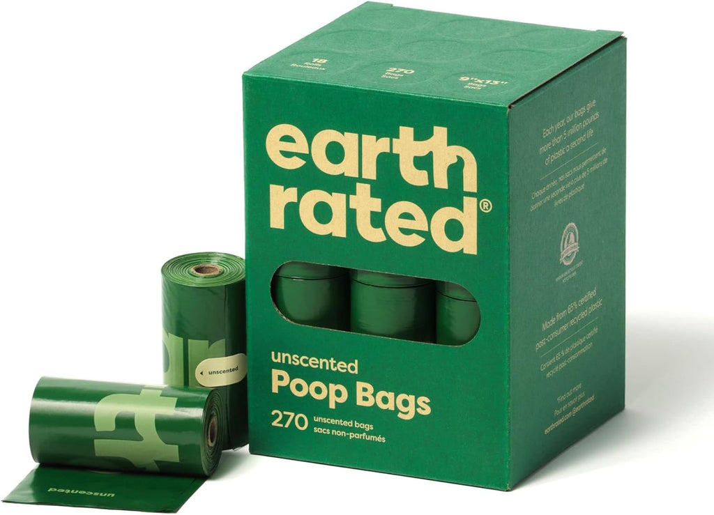 🐾 Earth Rated Set – Kotbeutel & Spender mit praktischem Silikon-Halter 🐶💼