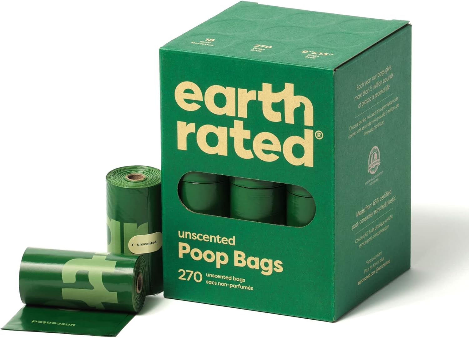 🐾 Earth Rated Set – Kotbeutel & Spender mit praktischem Silikon-Halter 🐶💼