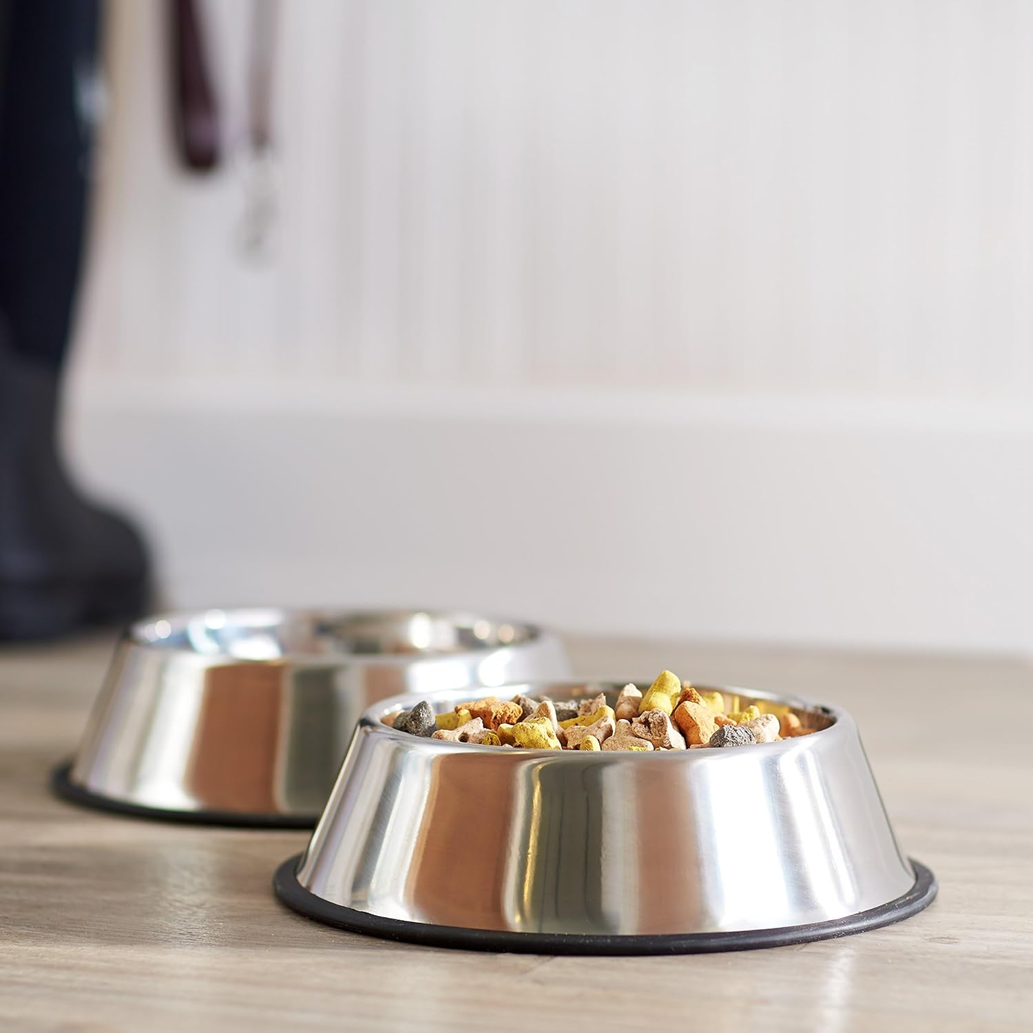 Edelstahl-Näpfe im 2er-Set – Rutschfest & robust für Hunde & Katzen 🐾
