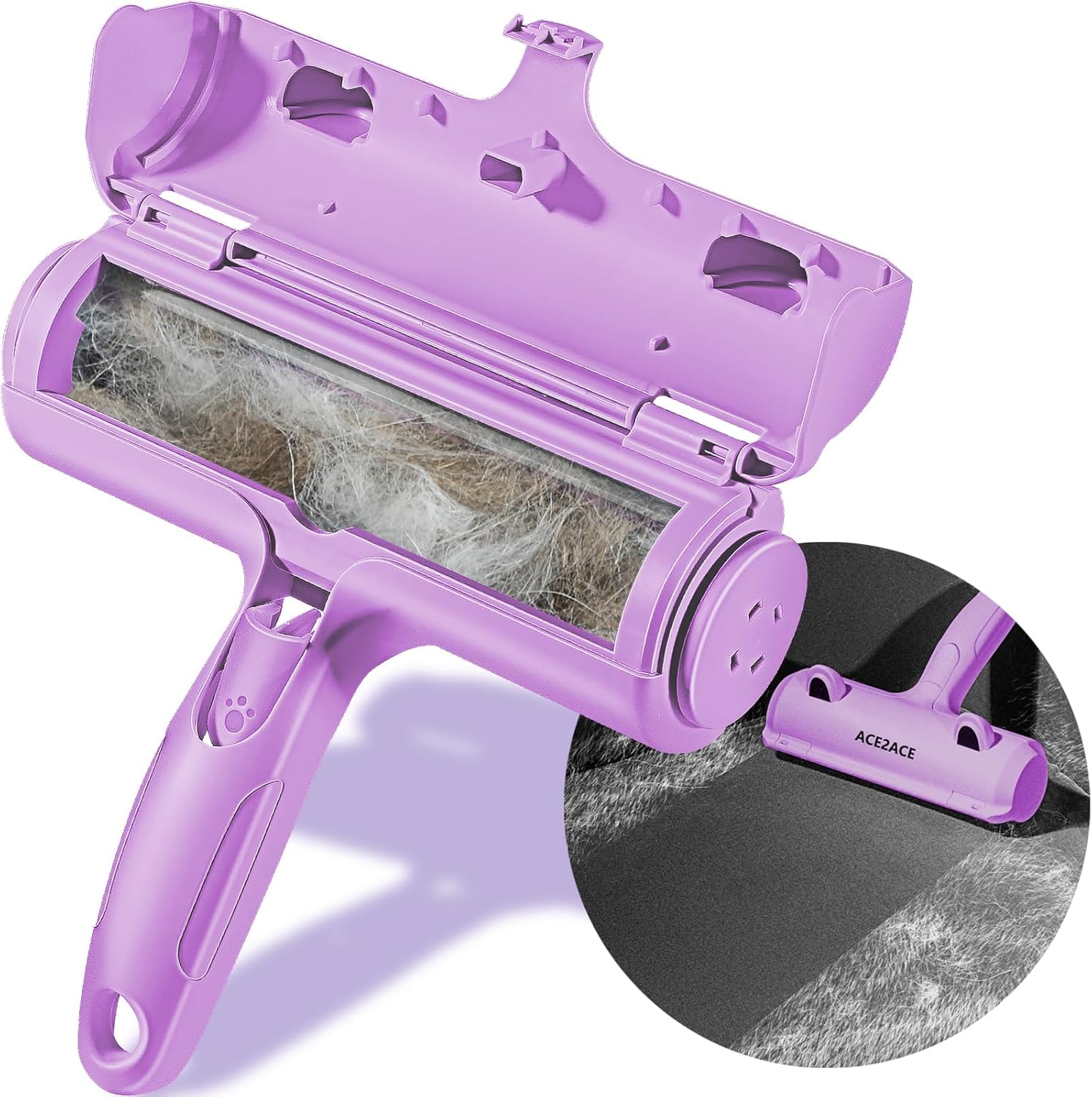 🐾✨ Tierhaarentferner Fusselrolle – Wiederverwendbar & Für Hunde- & Katzenhaare 🐶🐱🛋️