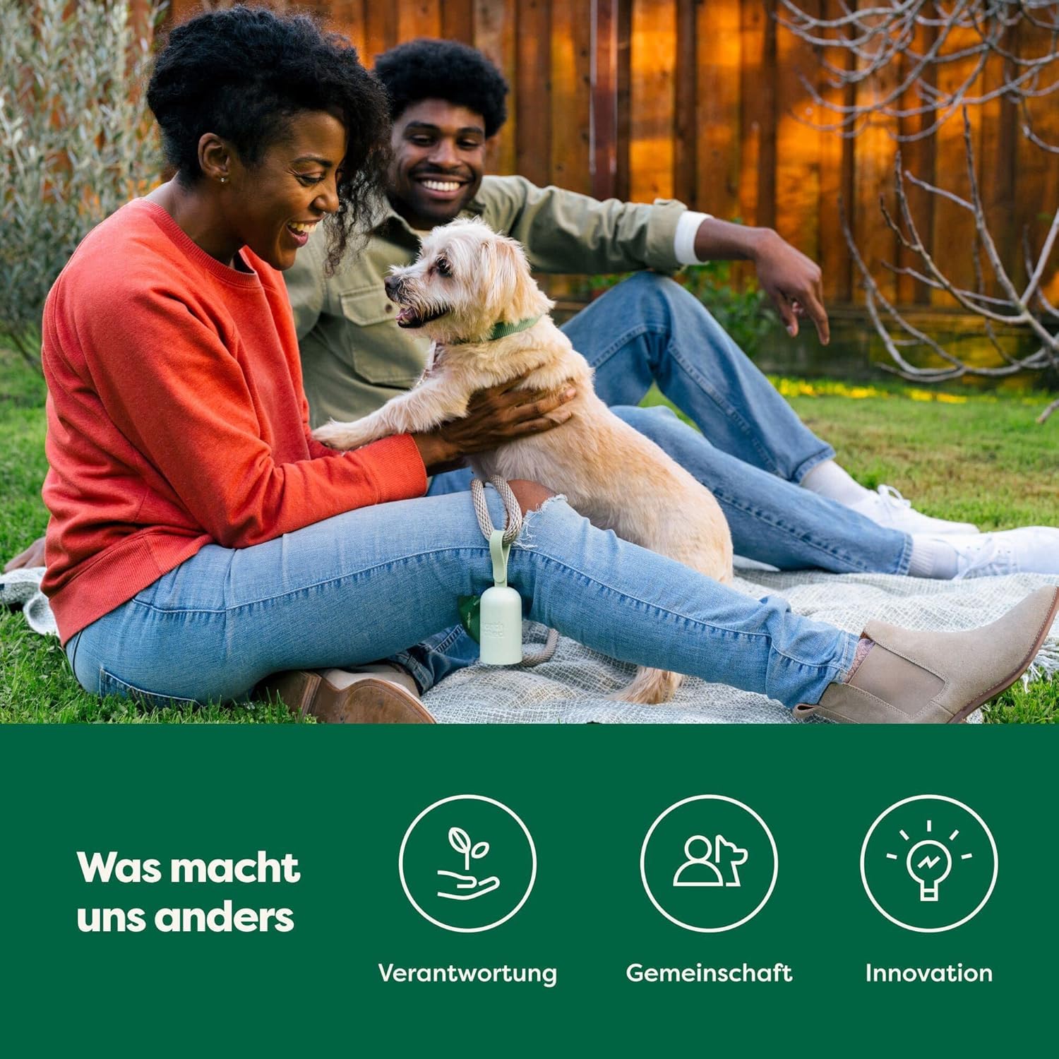 🐾 Earth Rated Set – Kotbeutel & Spender mit praktischem Silikon-Halter 🐶💼