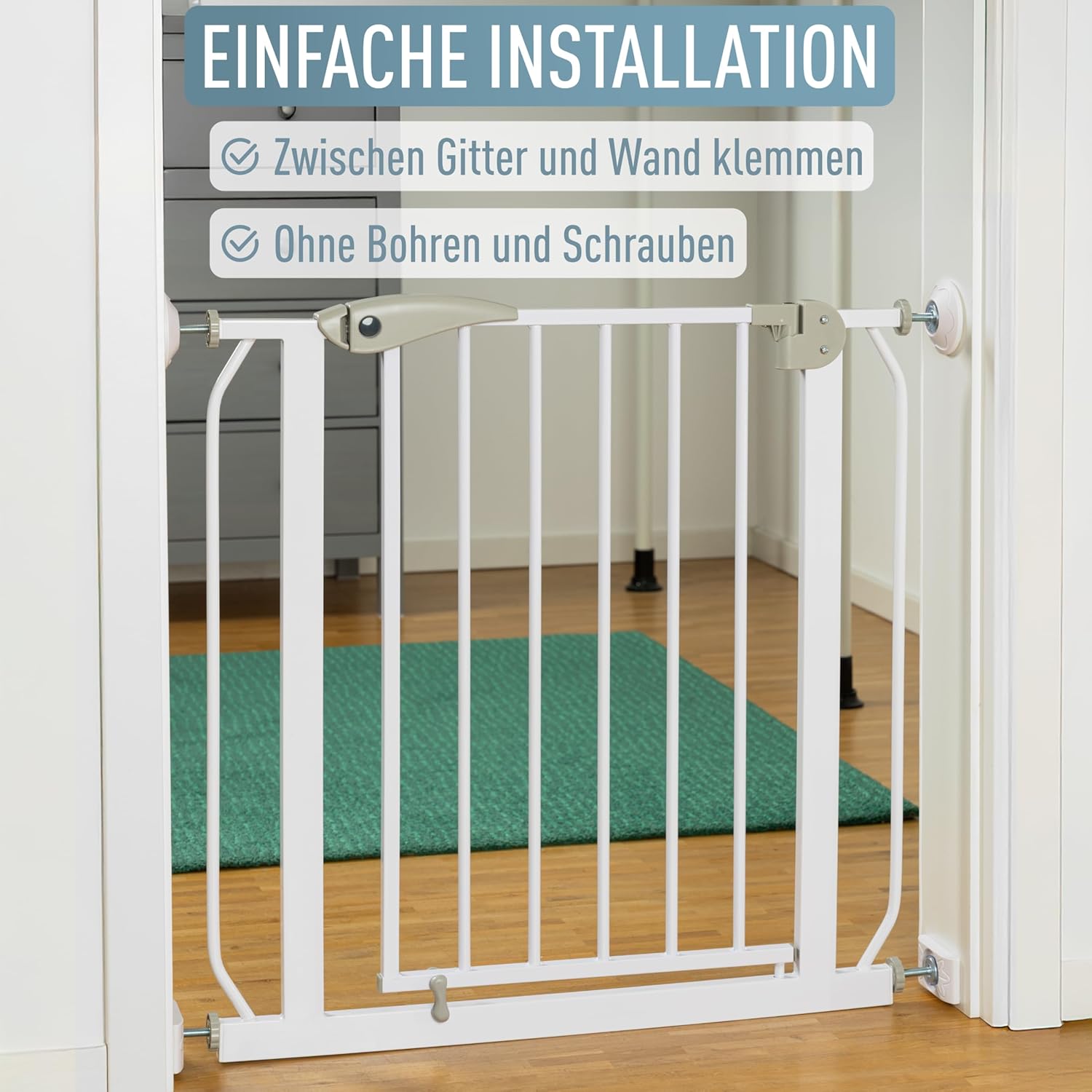 🐶 ib style Treppenschutzgitter für Hunde – Sicher & Ohne Bohren!