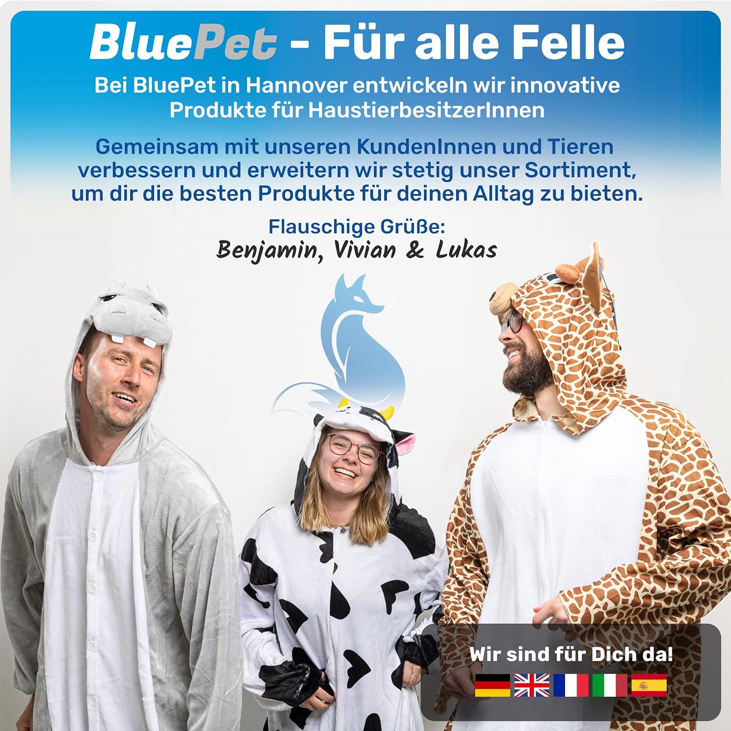 🐾 BluePet Fellstriegel – Entfilzen, Glätten & Fellwechsel für Hunde & Katzen 🐶🐱