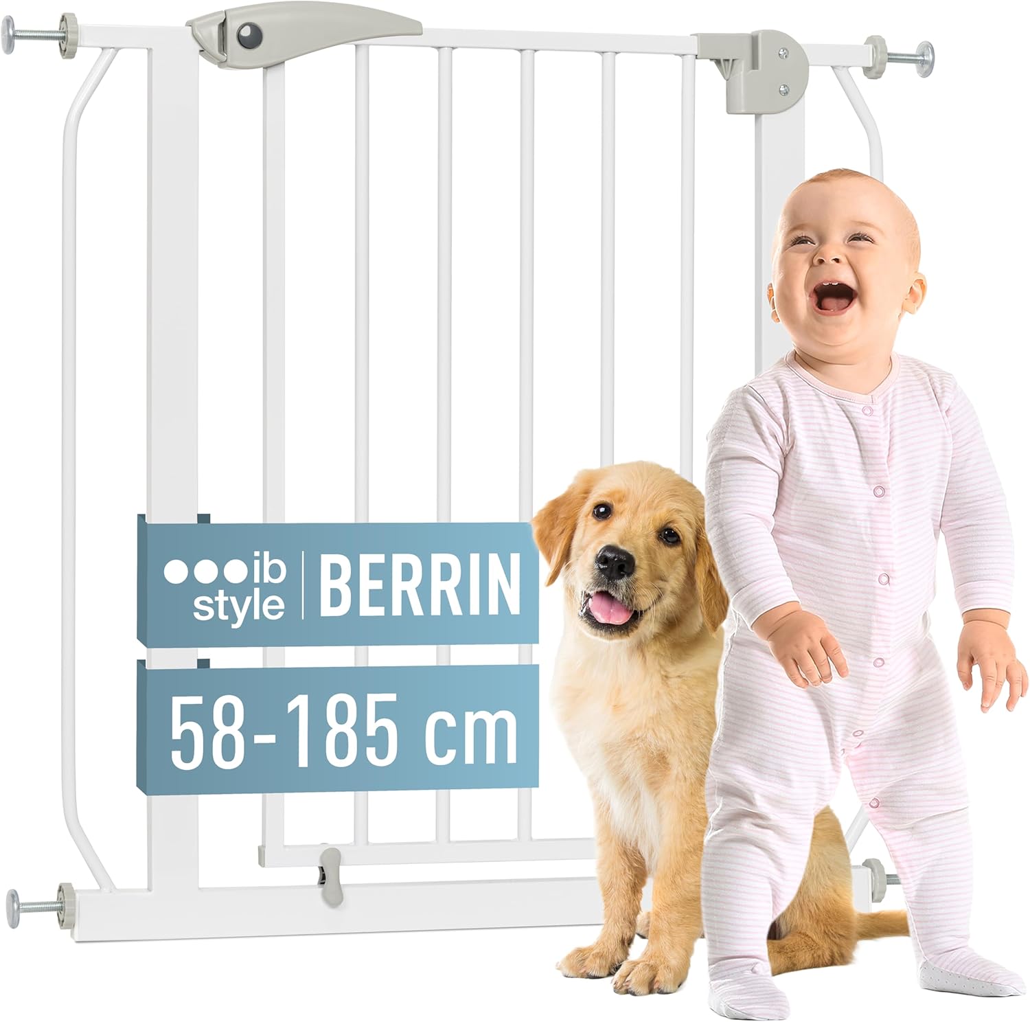 🐶 ib style Treppenschutzgitter für Hunde – Sicher & Ohne Bohren!