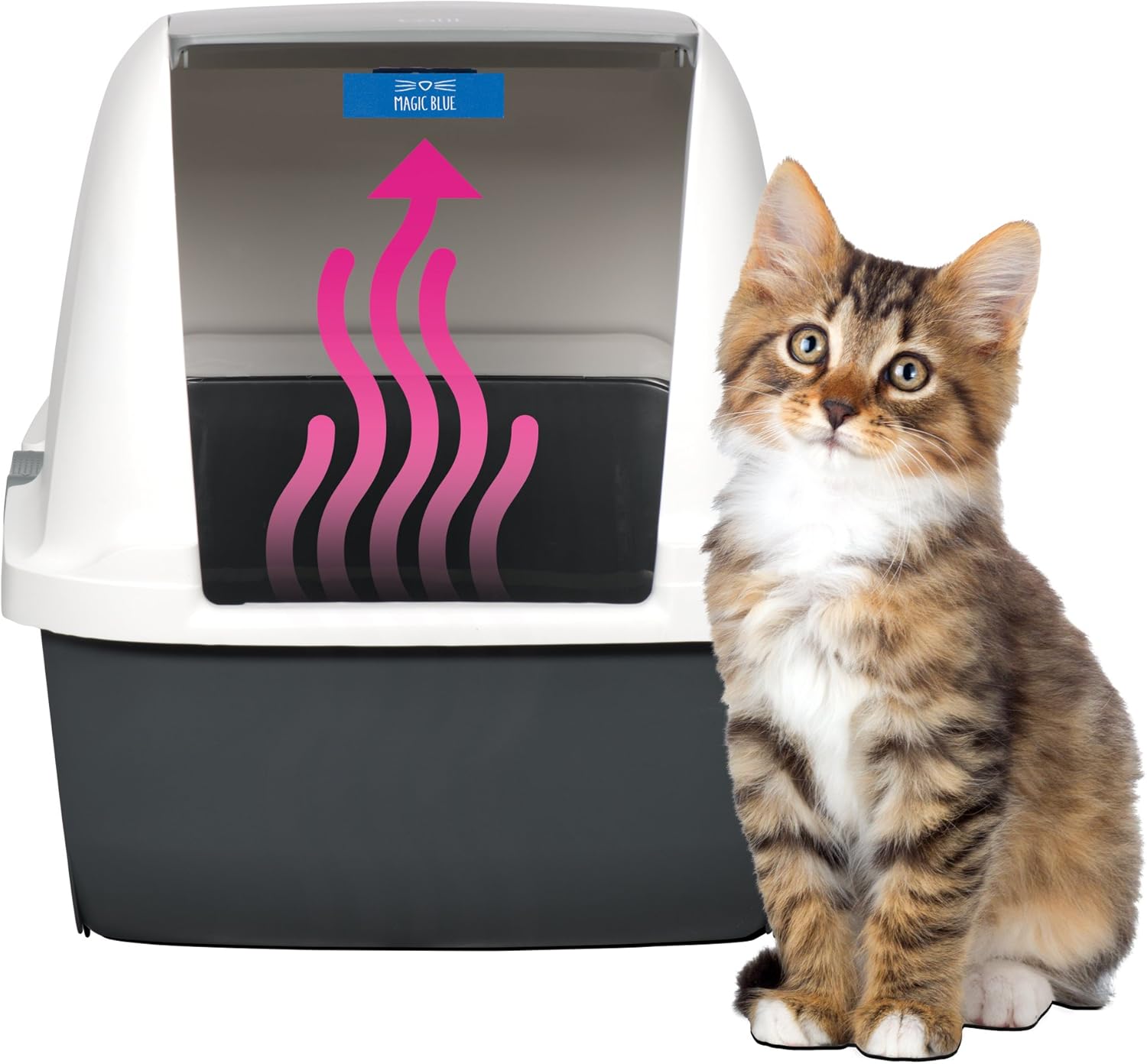 Catit Magic Blue 🐱💙 Geruchsfilter für Katzentoilette 🚽✨ 1 Monat Frische 🍃🧼