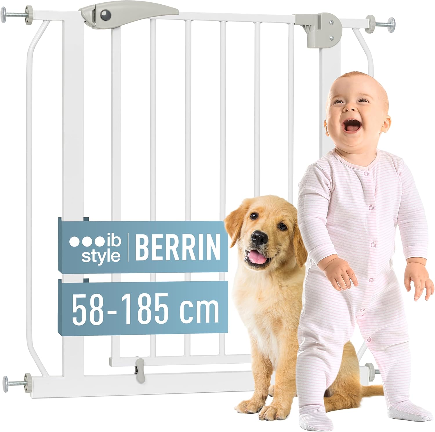 🐶 ib style Treppenschutzgitter für Hunde – Sicher & Ohne Bohren!