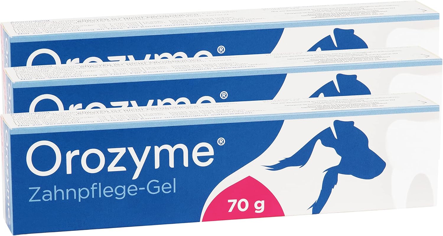 🦷 Emmi-Pet Orozyme Zahngel für Hunde & Katzen 🐶🐱 – Gegen Zahnstein & Mundgeruch, mit Enzym-Komplex 💧