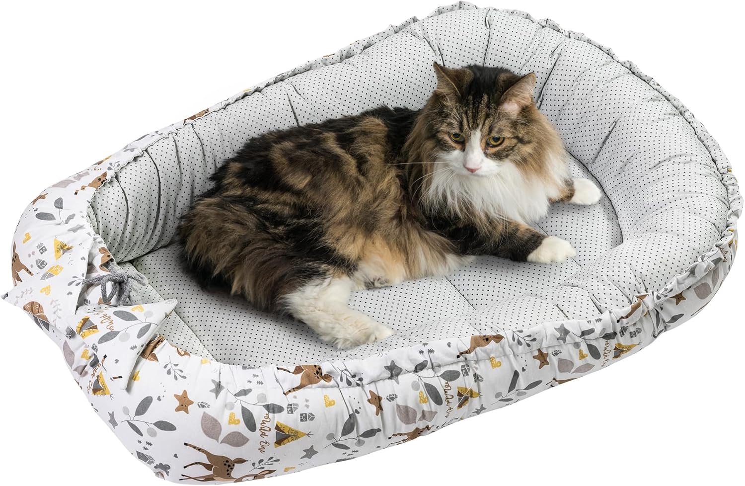 Medi Partners Katzenbett Hundebett 75X60X10Cm Katzenschlafplatz Kleine Mittelgroße Hunde Kissen Kuschelbett Katzen Nest