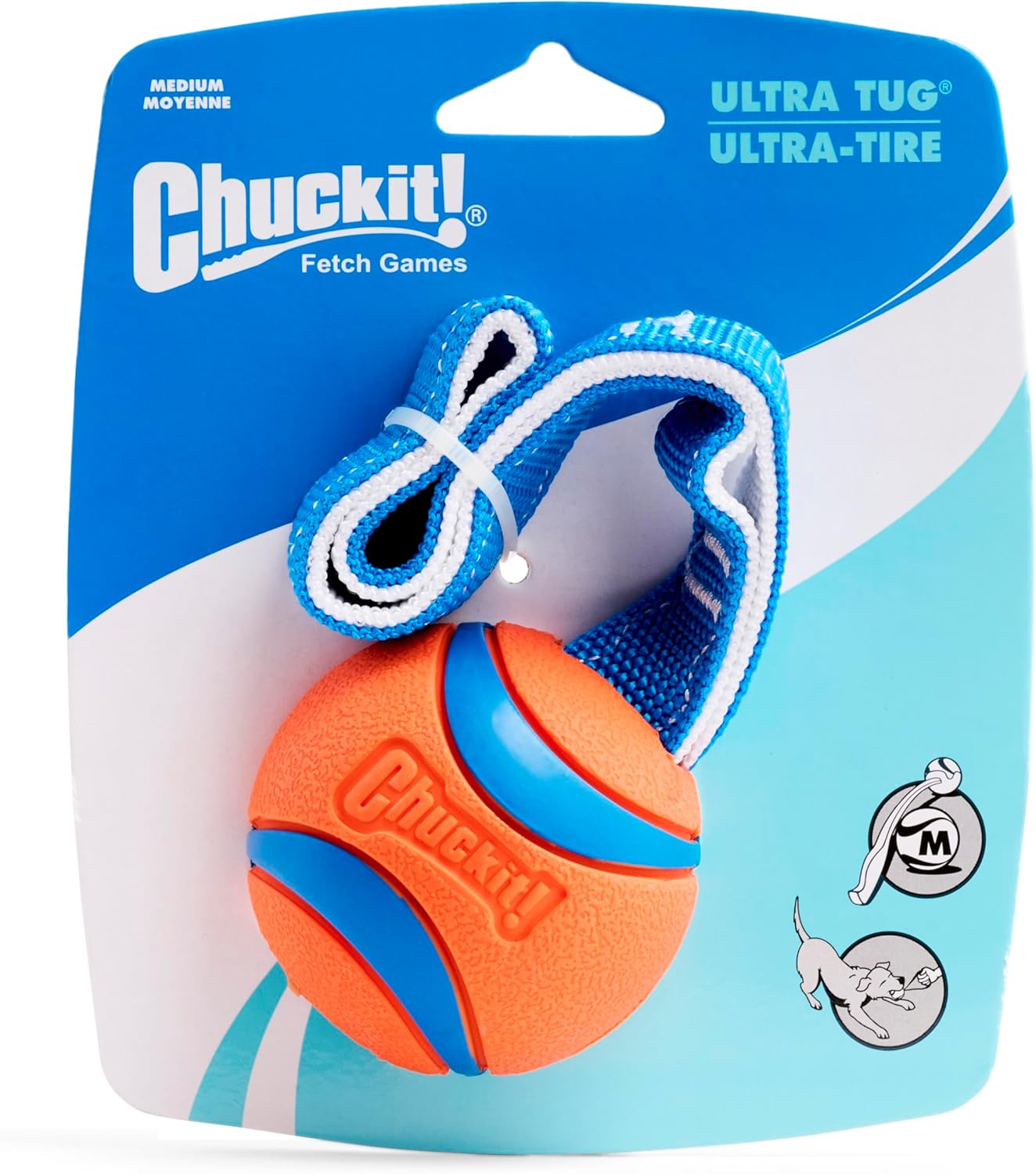 🐾 Chuckit! Ultra Tug Medium – Robust & langlebiges Zerrspielzeug 🦴🐶