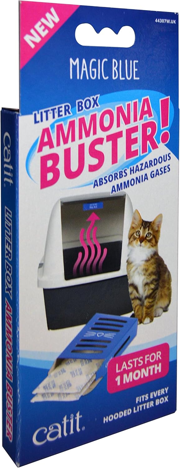 Catit Magic Blue 🐱💙 Geruchsfilter für Katzentoilette 🚽✨ 1 Monat Frische 🍃🧼