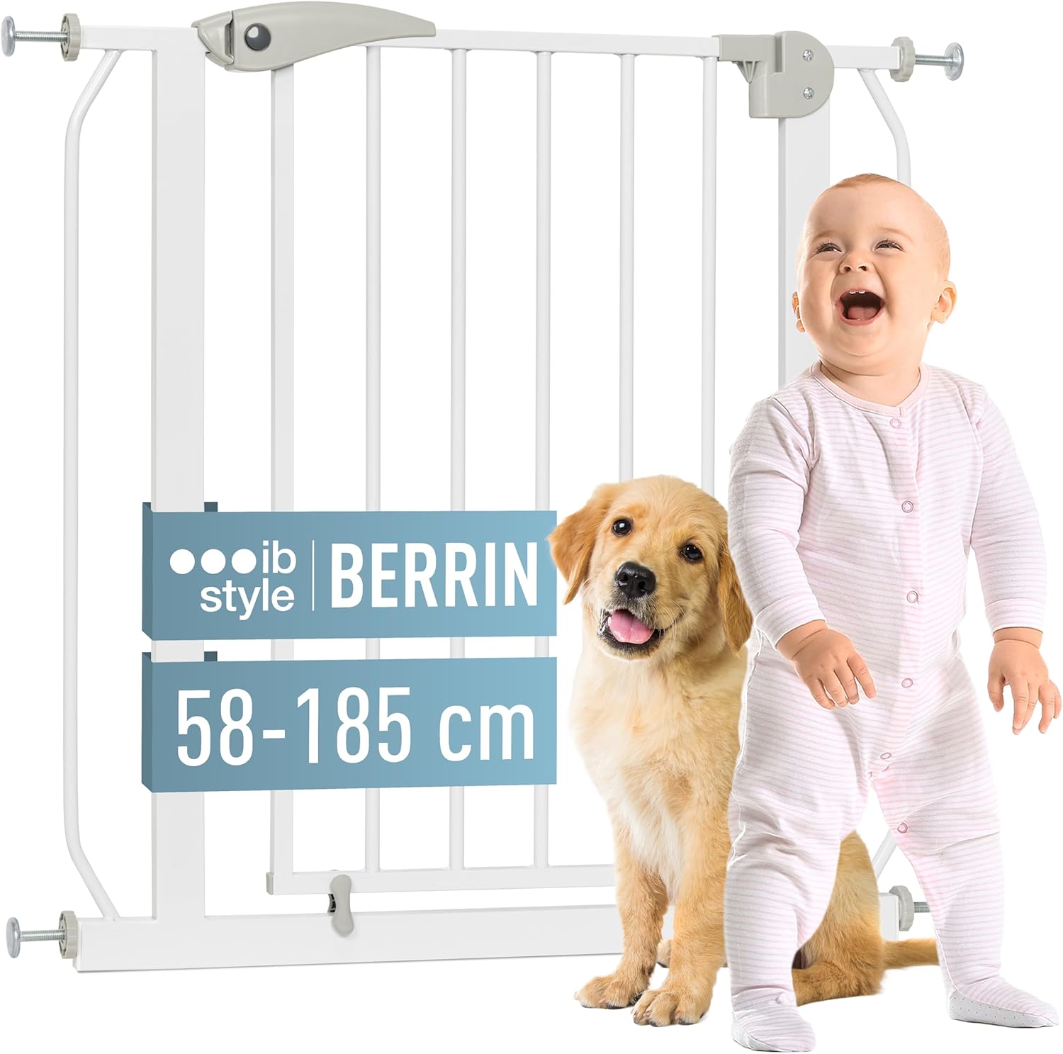 🐶 ib style Treppenschutzgitter für Hunde – Sicher & Ohne Bohren!