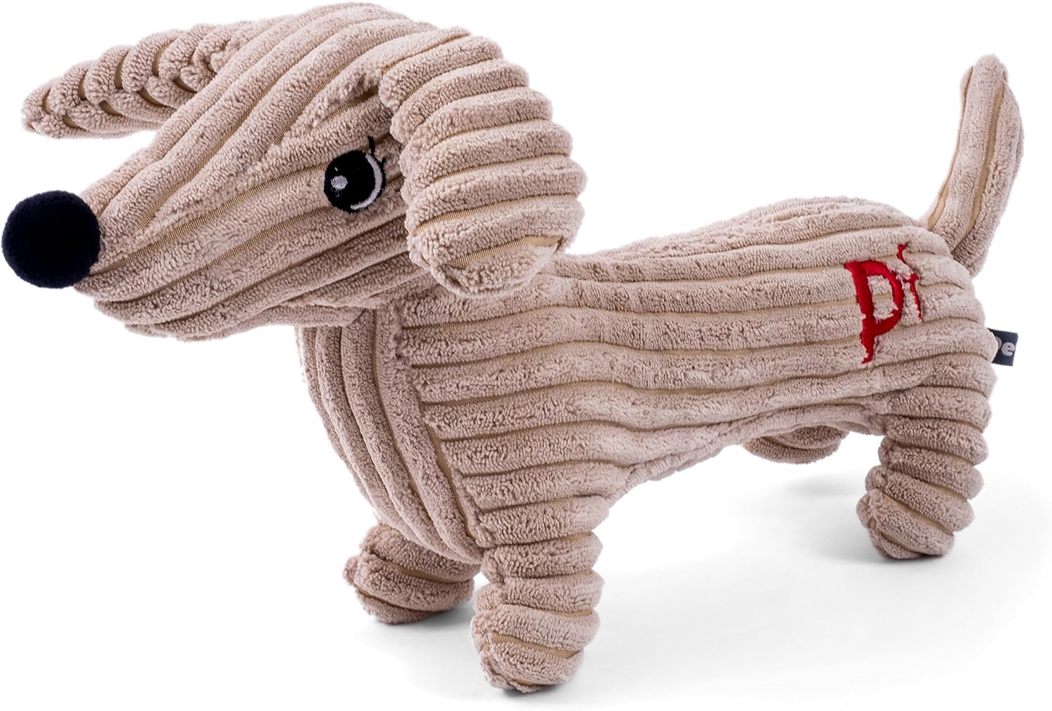 🧸 Hellbraunes Hundeplüschtier aus Kord – für verspielte Welpen