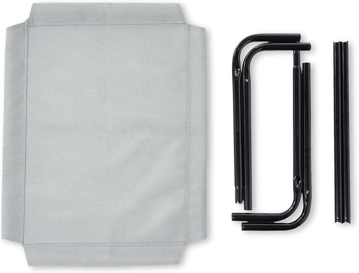 Amazon Basics Kühlendes Erhöhtes Haustierbett per Hund, Größe S, L 90 X B 55 X H 19 Cm, Grau