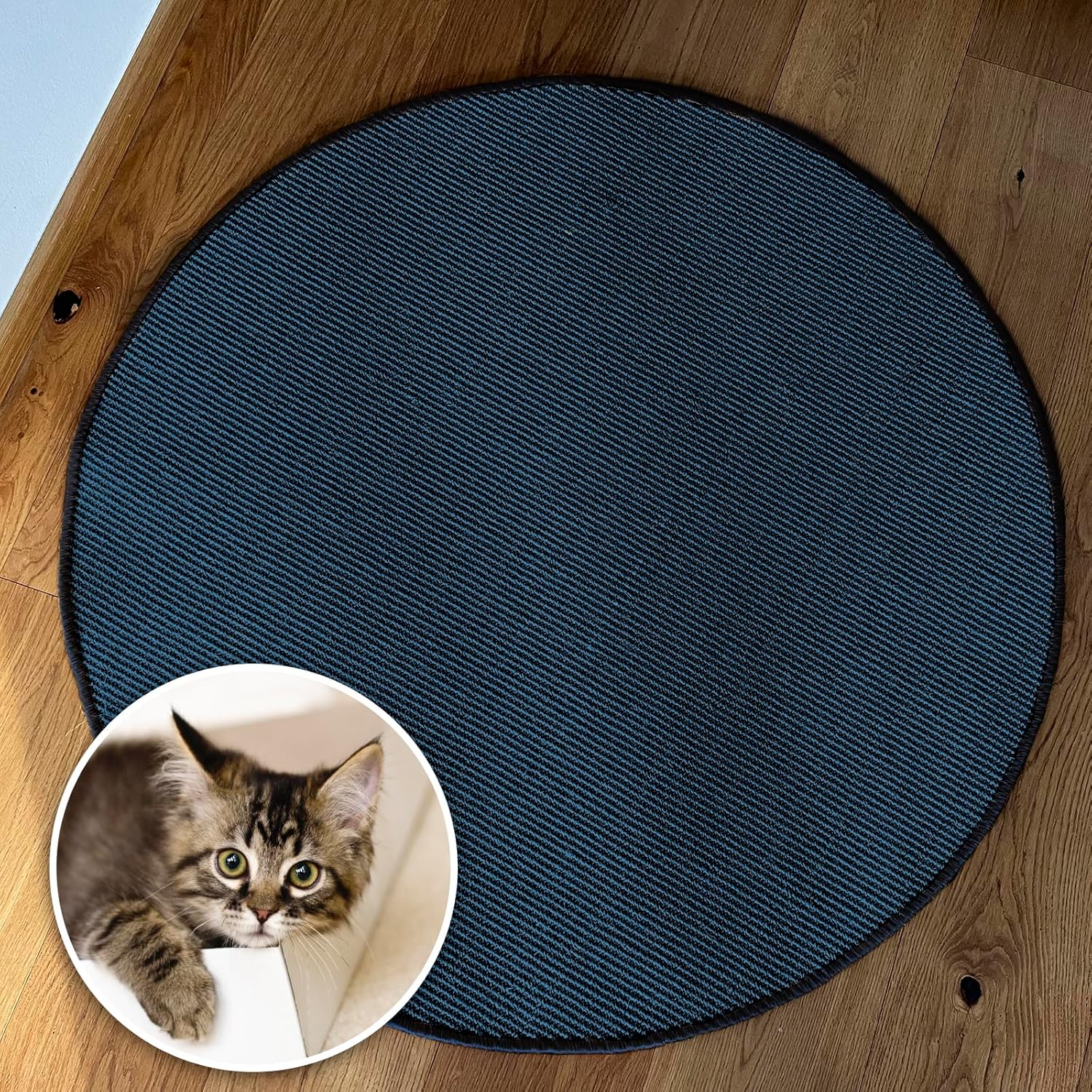 Floordirekt Katzen Kratzmatte 30 X 50 Cm Aus Natur Sisal Kratzteppich Kratzmöglichkeiten Für Katzen Kratzmöbel Für Wand Oder Boden - Robust & Waschbar, Natur