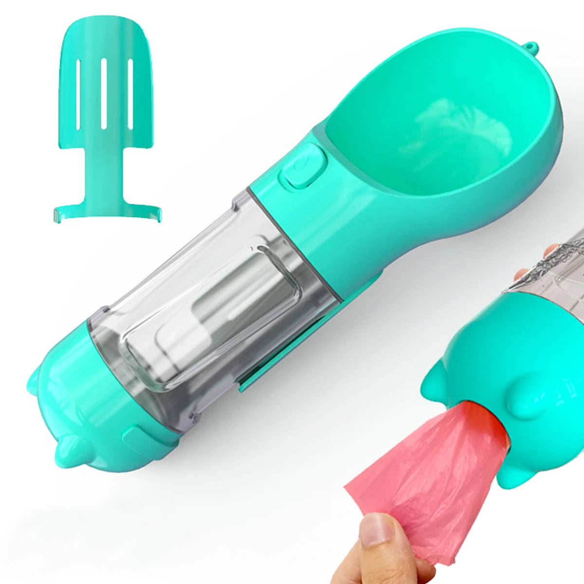 Tragbare Hundewasserflasche – 2-in-1 Trinkflasche & Napf für unterwegs