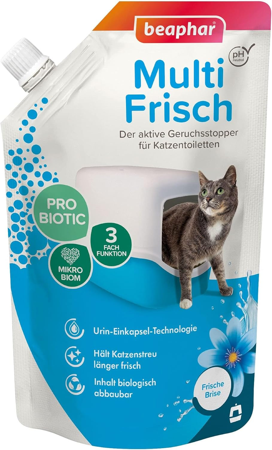 Beaphar Multi Frisch 🐾 Geruchsstopper mit Probiotika 🌿 400g