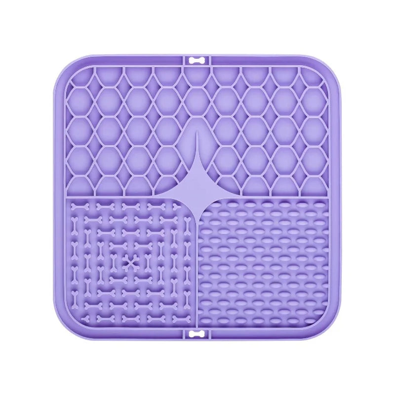 Elevate Your Dog's Mealtime with the Pet Lick Silicone Slow Feeder Mat – Ideal for Training and Bathing Distractions!