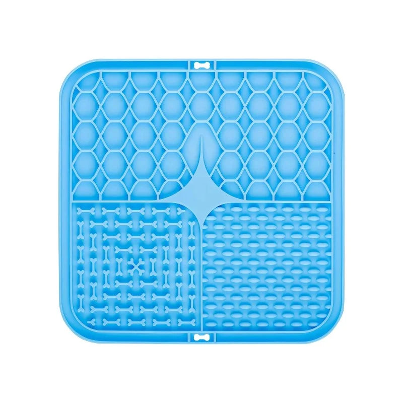 Elevate Your Dog's Mealtime with the Pet Lick Silicone Slow Feeder Mat – Ideal for Training and Bathing Distractions!