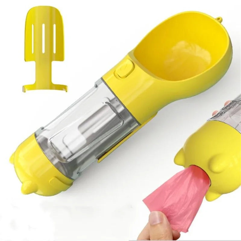 Tragbare Hundewasserflasche – 2-in-1 Trinkflasche & Napf für unterwegs